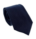 Emporio Armani Men's Blue & Grey Herringbone 51%%Otton 49%%Ilk Tie, 3"