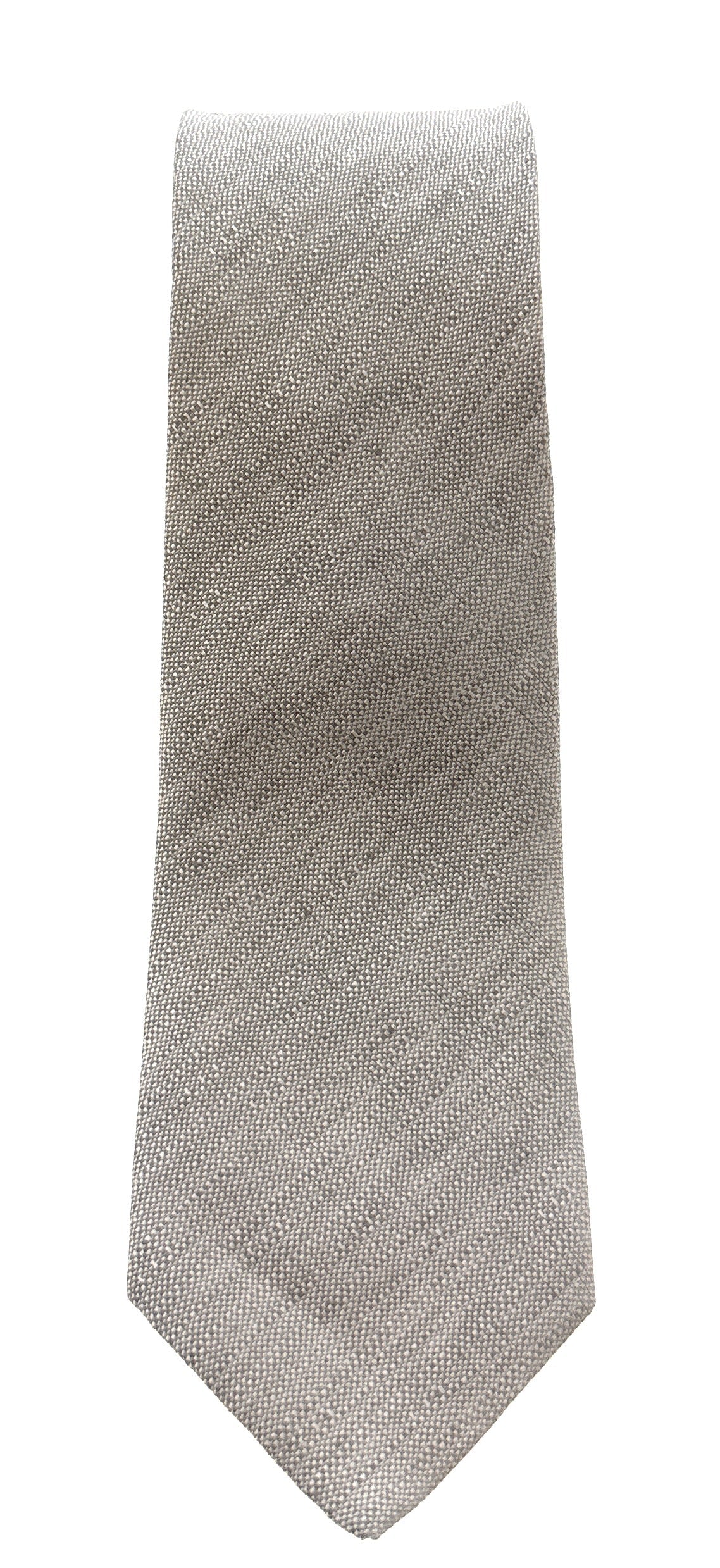 Emporio Armani Lunar Grey Solid Men's Tie, 3"
