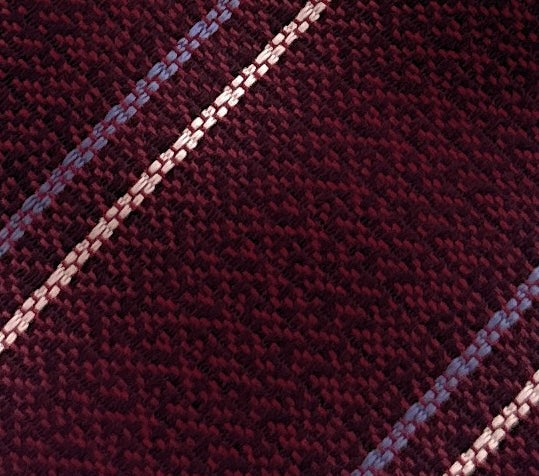 Emporio Armani Red Regimental Stripe Silk Tie – 3in