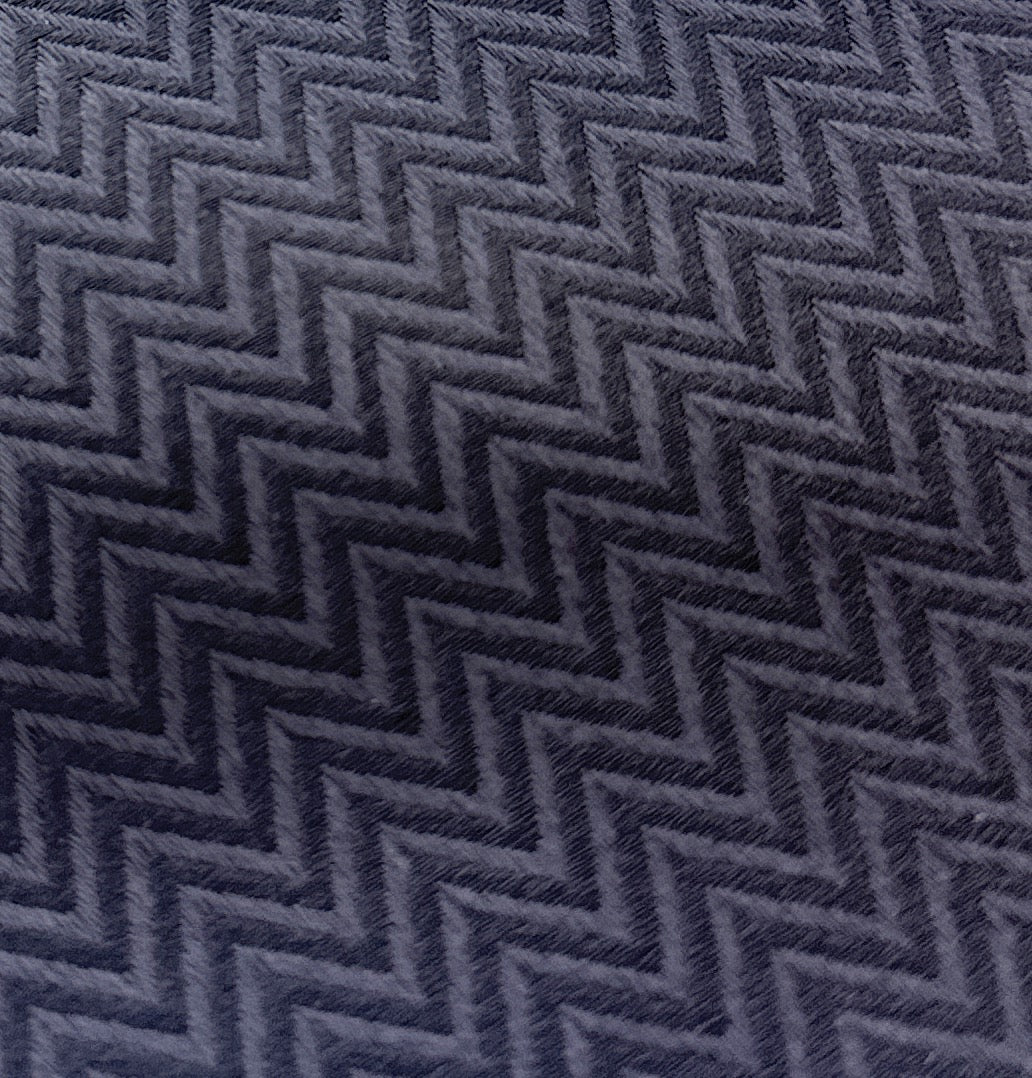 Emporio Armani Anthracite Grey zigzag Men's Tie, 3"