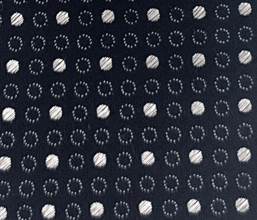 Emporio Armani Mens Black Dotted Tie – Made in Italy