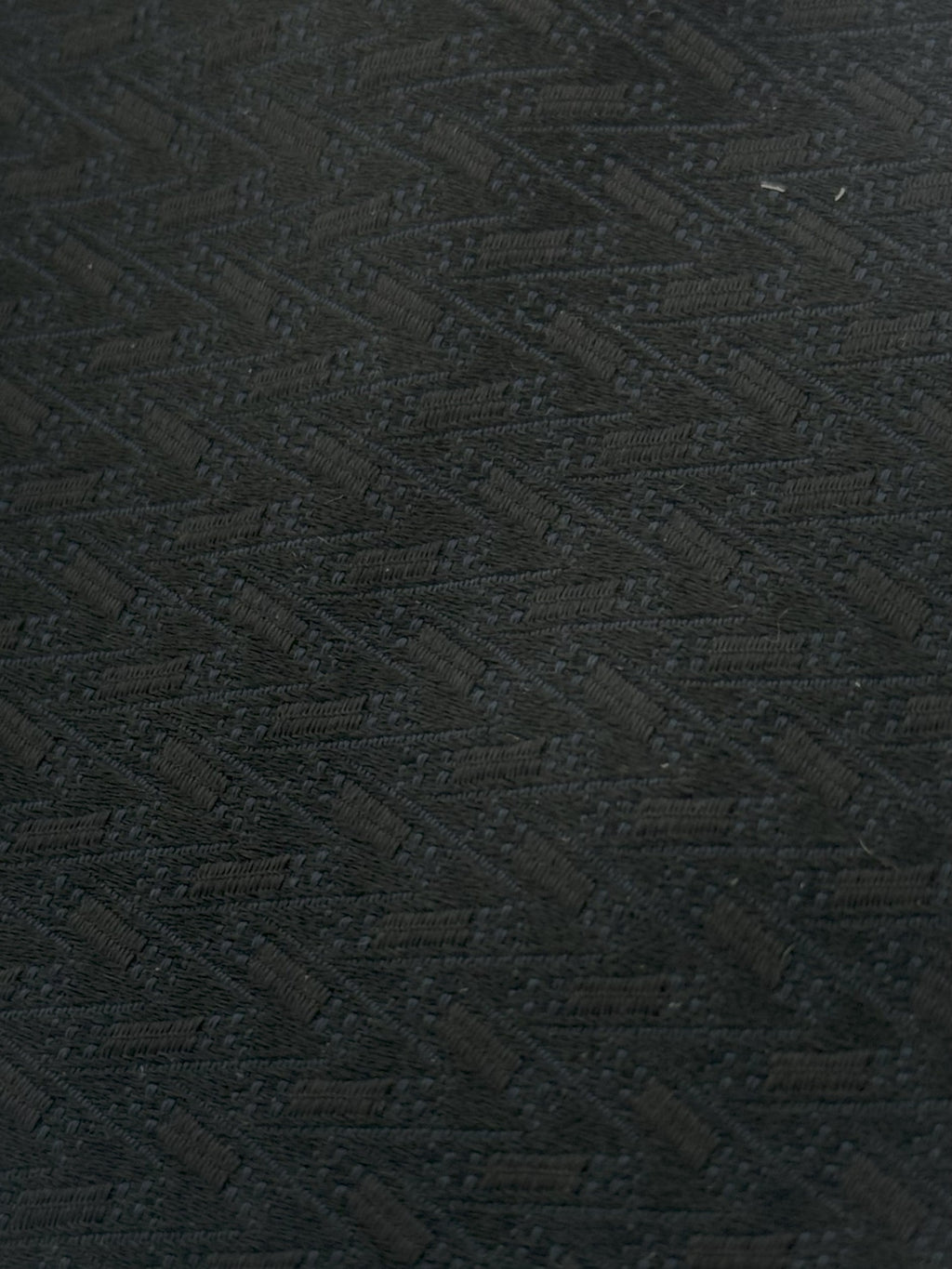 Emporio Armani Black Geometric V pattern Men's Tie – Made in Italy