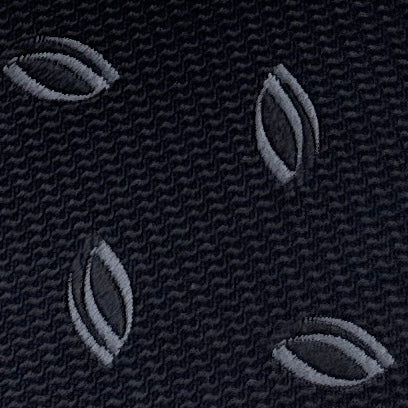 Emporio Armani Shadow Grey Oval print Men's Tie, 3"
