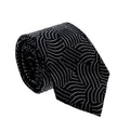 Emporio Armani Blue Wave Men's Tie, 3"