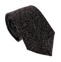 Emporio Armani Men's Blood Red Zigzag 66%%Inen 34%%Ilk Tie, 3"