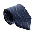 Emporio Armani Smokey Blue Dotted Men's Tie, 3"