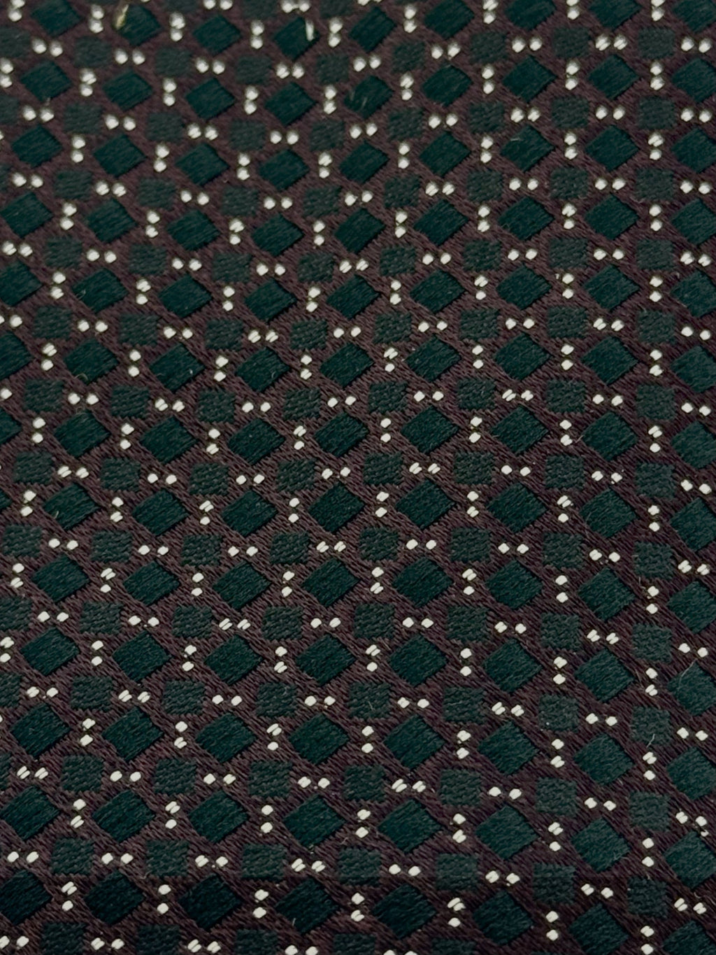 Emporio Armani Burgundy Dotted Men's Tie, 3"