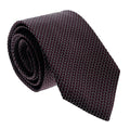 Emporio Armani Garnet Red Small Geometric Silk Tie – 3in