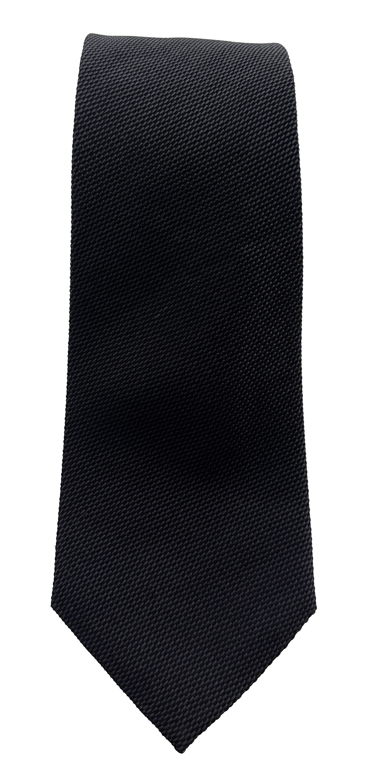 Emporio Armani Mens Shadow Grey Dotted weave Tie – Made in Italy