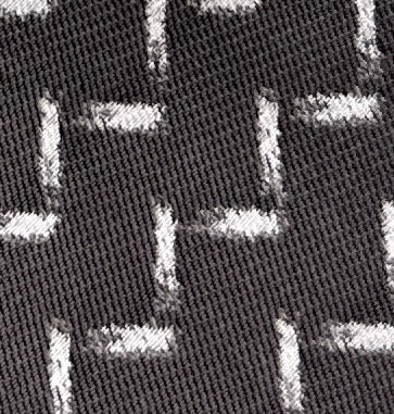 Emporio Armani Bronze White Graphic Silk Tie – 3in