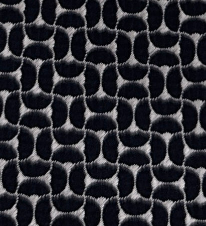 Emporio Armani Black and Silver Geometric Pattern Men's Tie – Made in Italy
