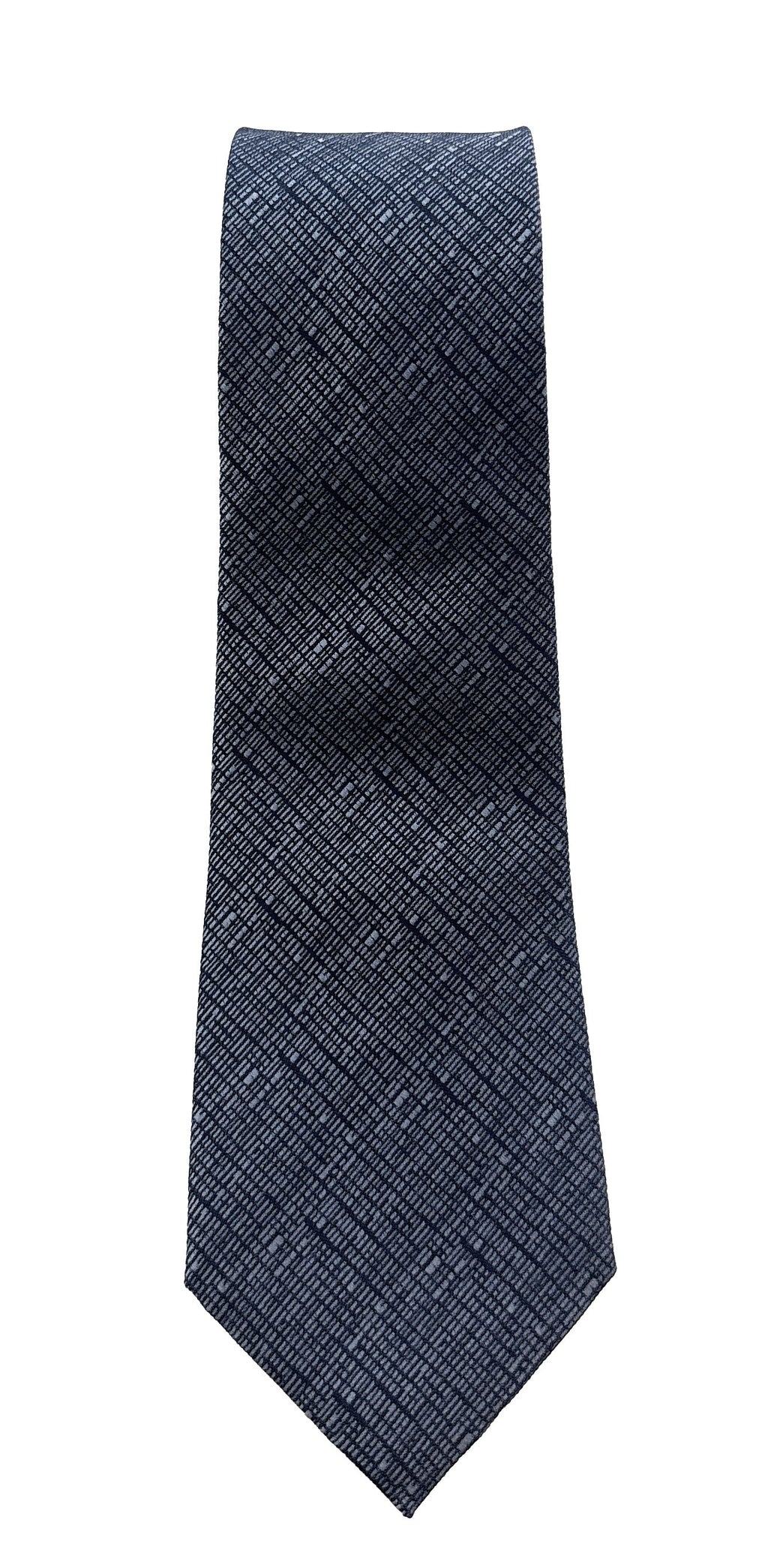 Emporio Armani Light Blue Textured Men's Tie, 3"