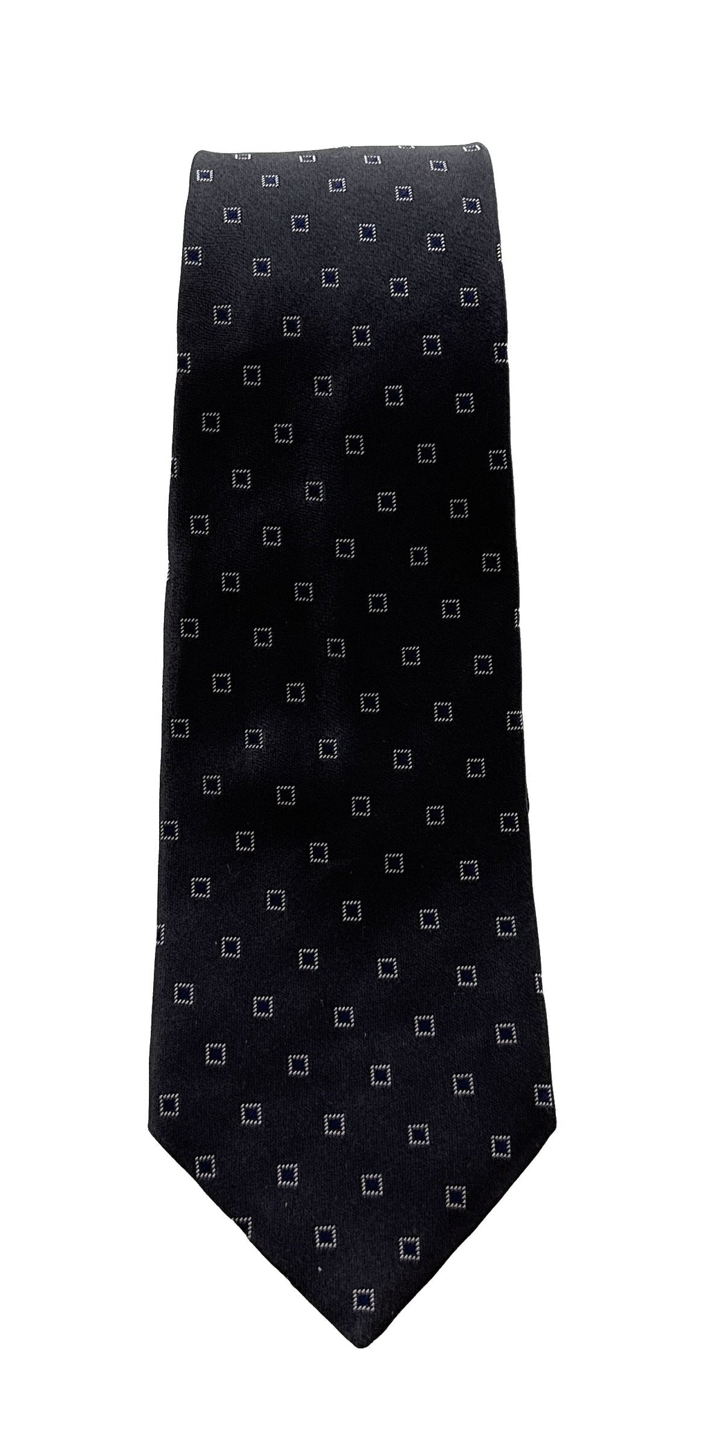 Emporio Armani Anthracite Grey Dotted Men's Tie, 3"