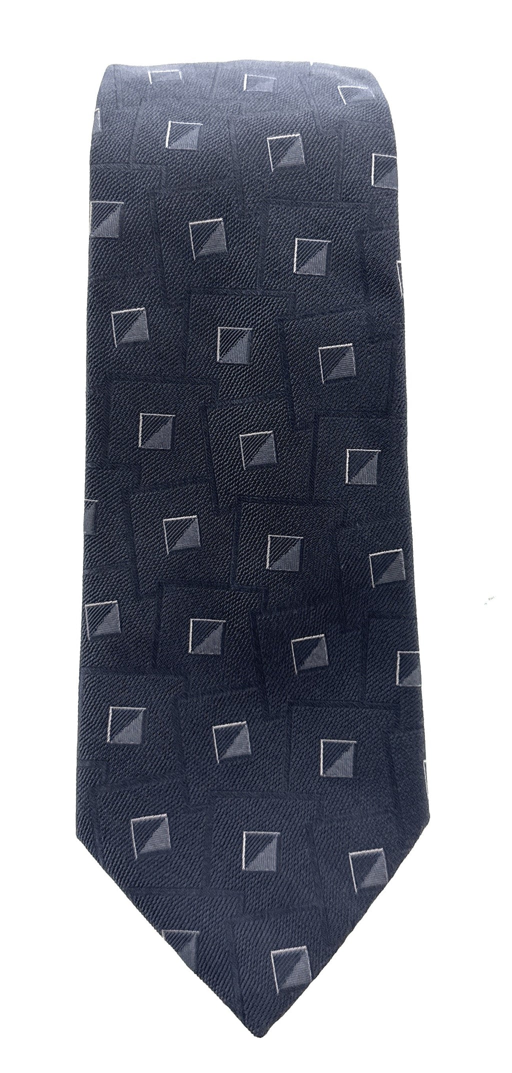 Emporio Armani Men's Light Blue Geometric 53%%Otton 47%%Ilk Tie, 3"