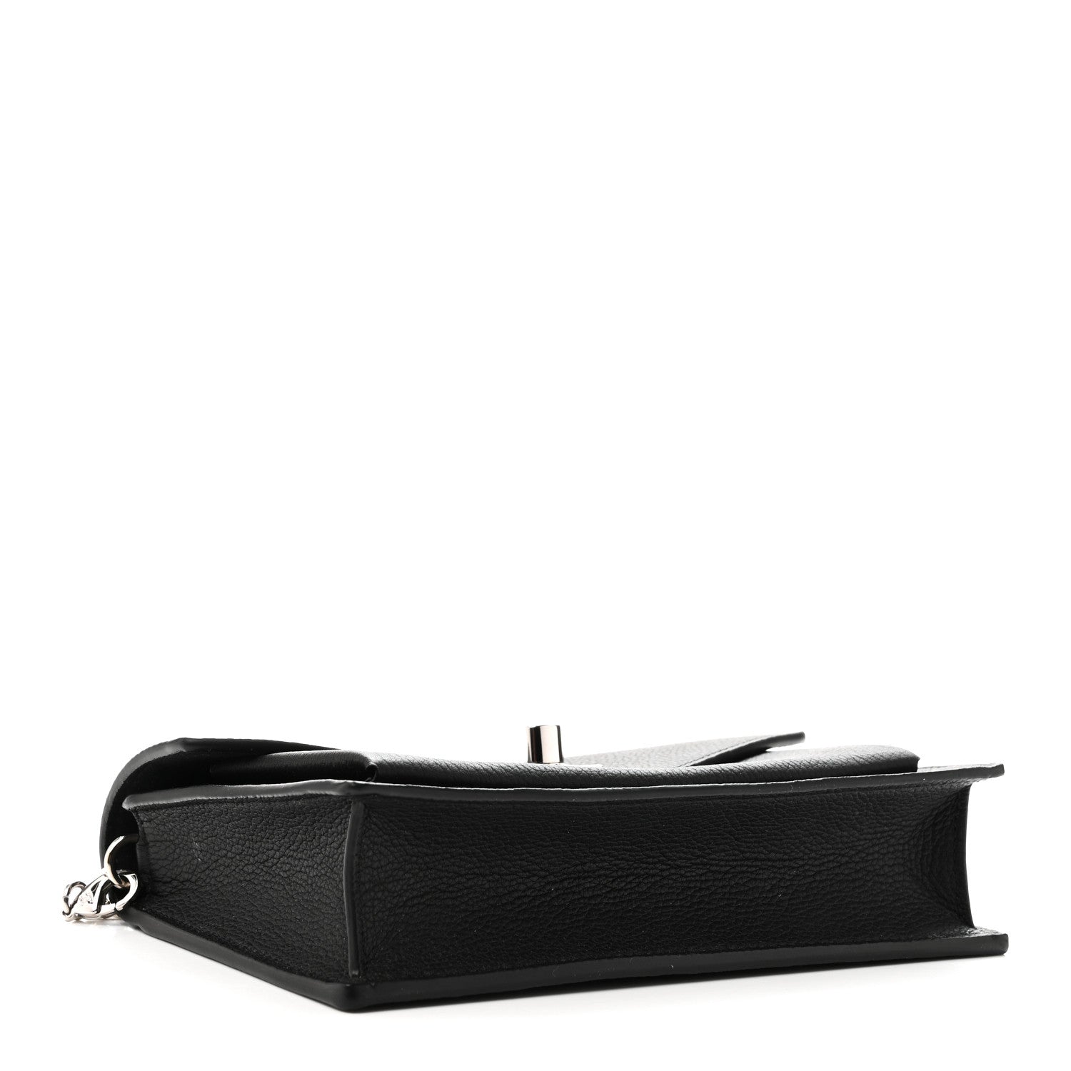 Soft Calfskin My Lockme Chain Pochette Black