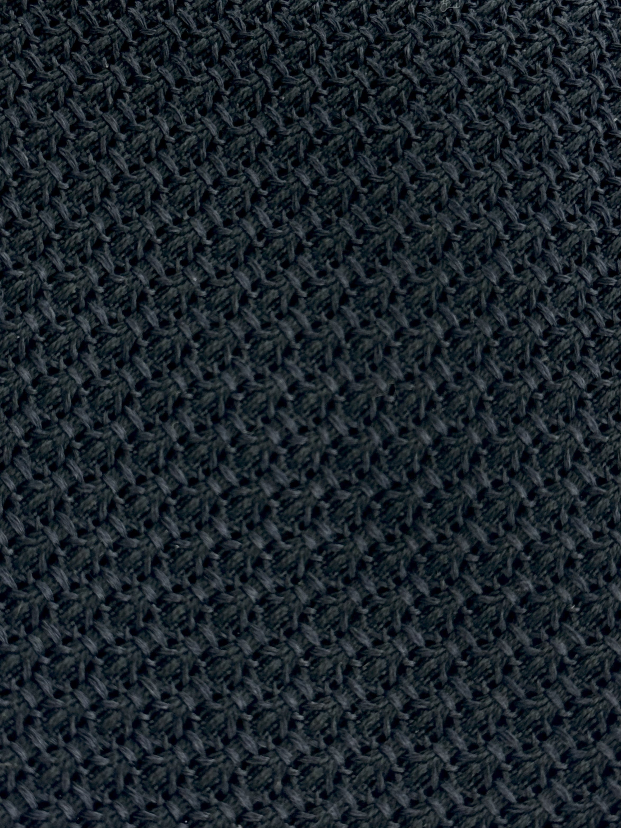 Emporio Armani Mens Blue Knitted Tie – Made in Italy