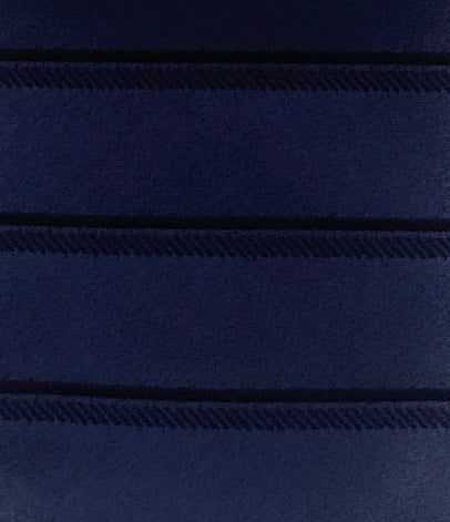 Emporio Armani Men’s Indigo Blue Linear Silk Necktie, 3"