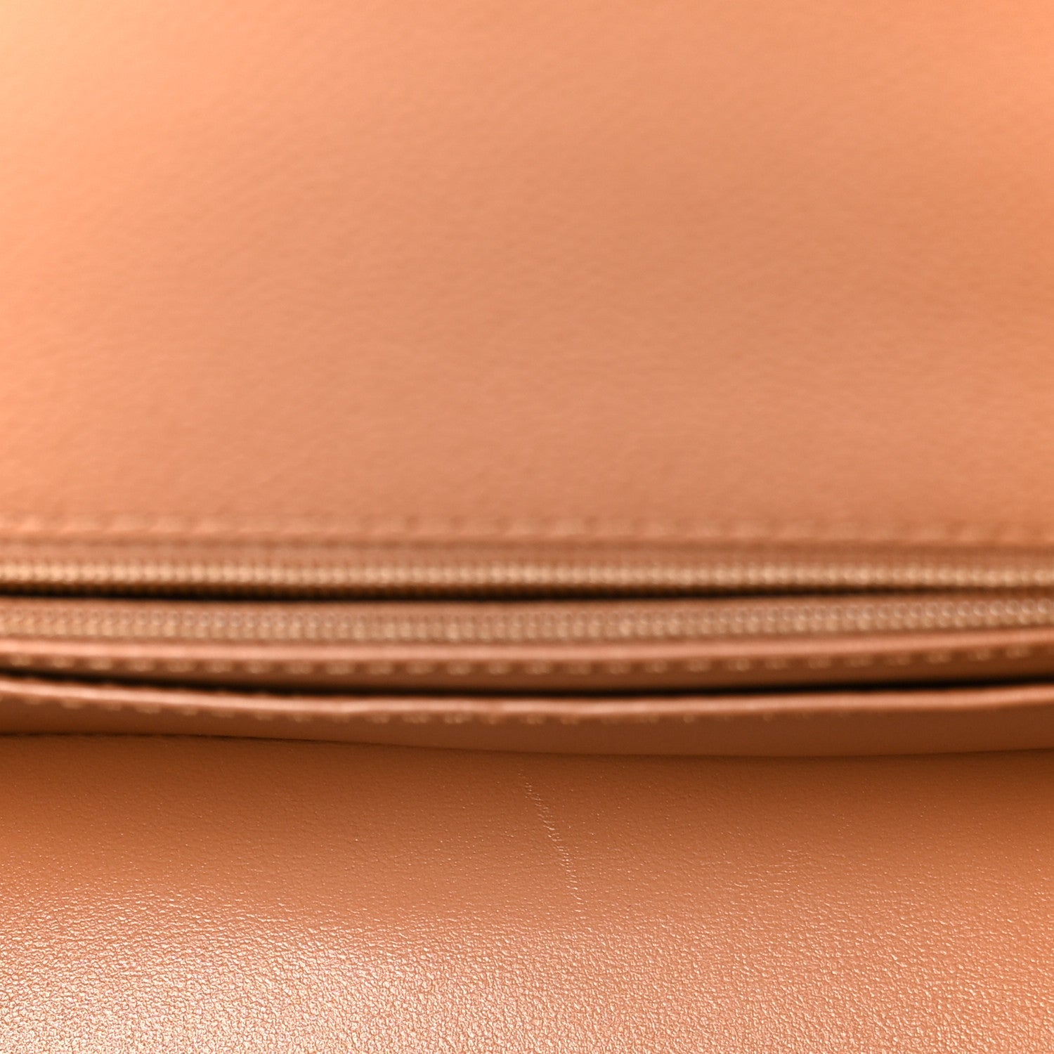 Caviar Quilted Mini Handy CC Flap Camel