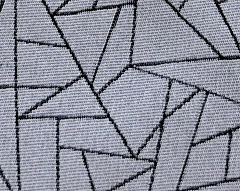 Emporio Armani Men’s Light Blue Geometric Silk Necktie, 3"