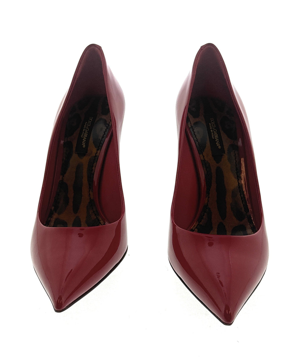 Dolce & Gabbana Red Patent Leather Classic Pumps-EU36.5