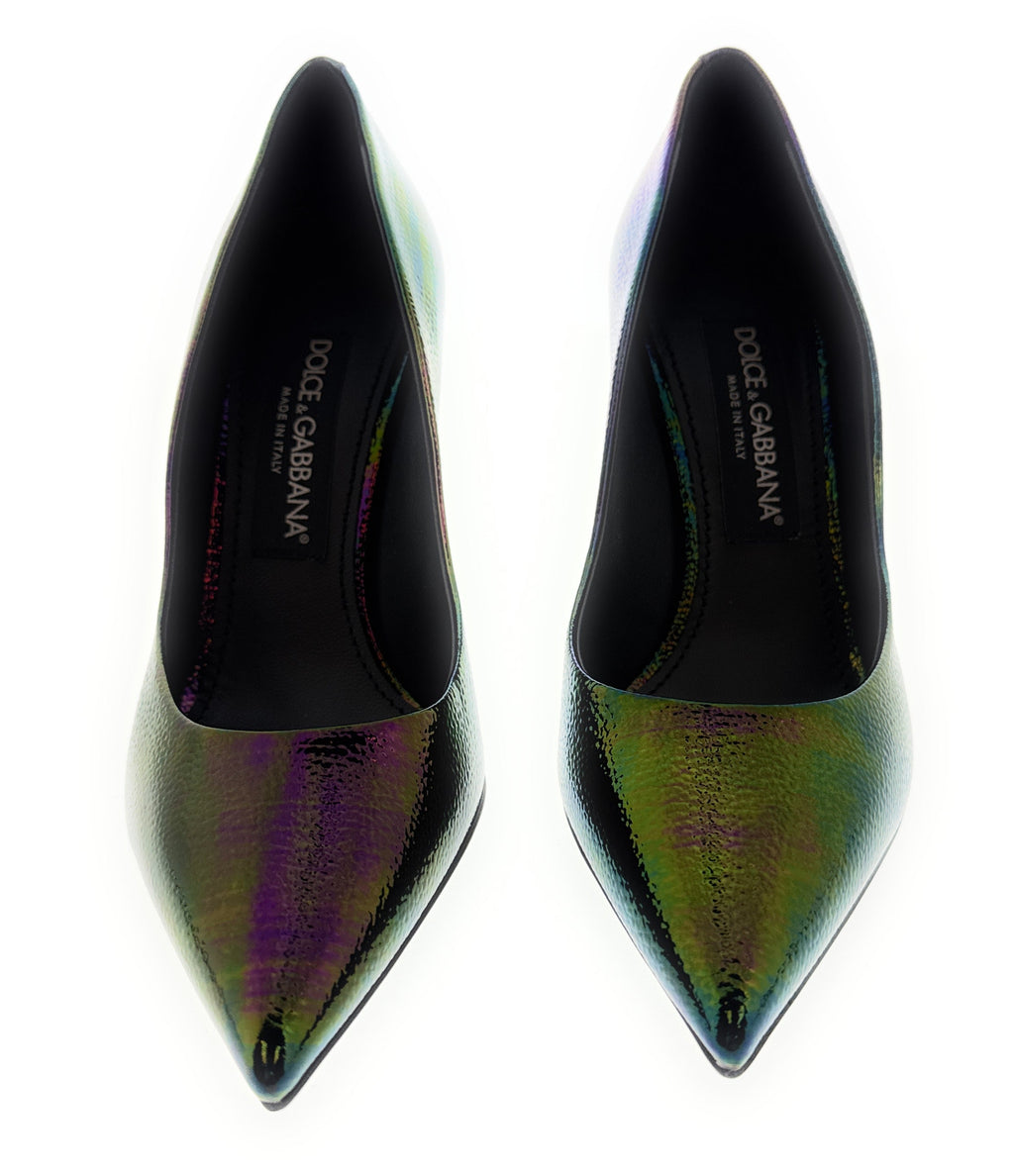 Dolce & Gabbana Multicolor Irridiscent Classic Pumps-EU37.5