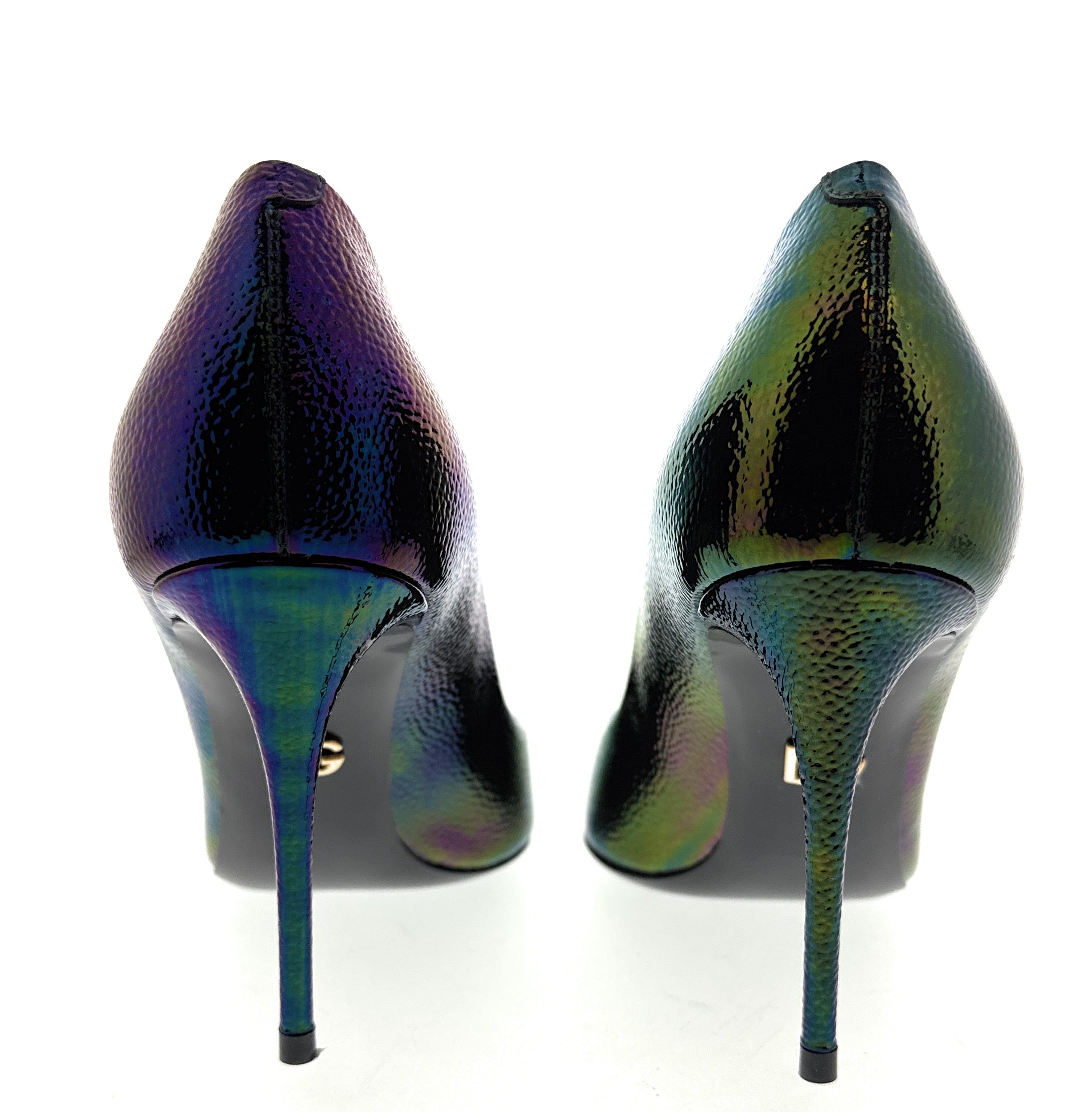 Dolce & Gabbana Multicolor Irridiscent Classic Pumps-EU37.5