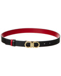 Ferragamo Gancini Reversible & Adjustable Leather Belt