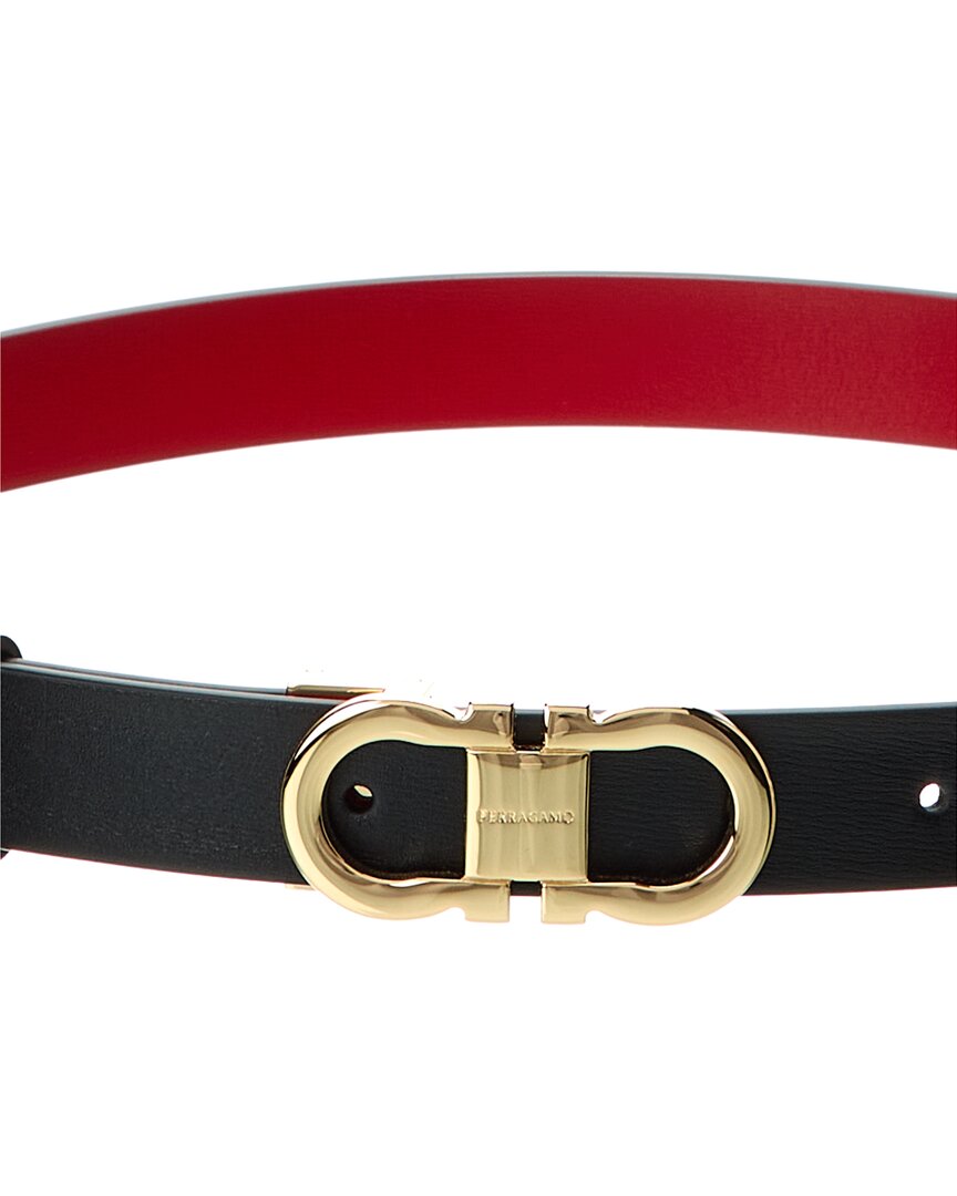 Ferragamo Gancini Reversible & Adjustable Leather Belt