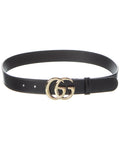 Gucci Gg Marmont Thin Leather Belt