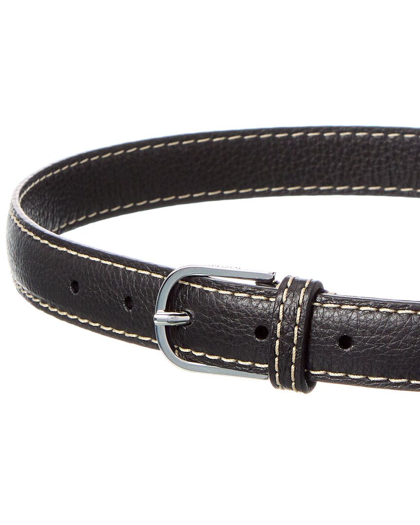 Toteme Stitch Detail Leather Belt