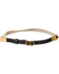 Dior C'est Rope & Leather Belt
