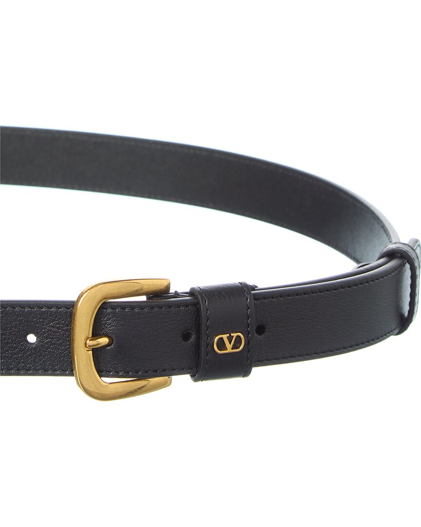 Valentino Vlogo Signature Leather Belt