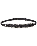 Ferragamo Braided Gancini Leather Belt