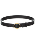 Celine Twin Triomphe Leather Belt