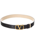 Valentino Vlogo Signature Reversible Leather Belt