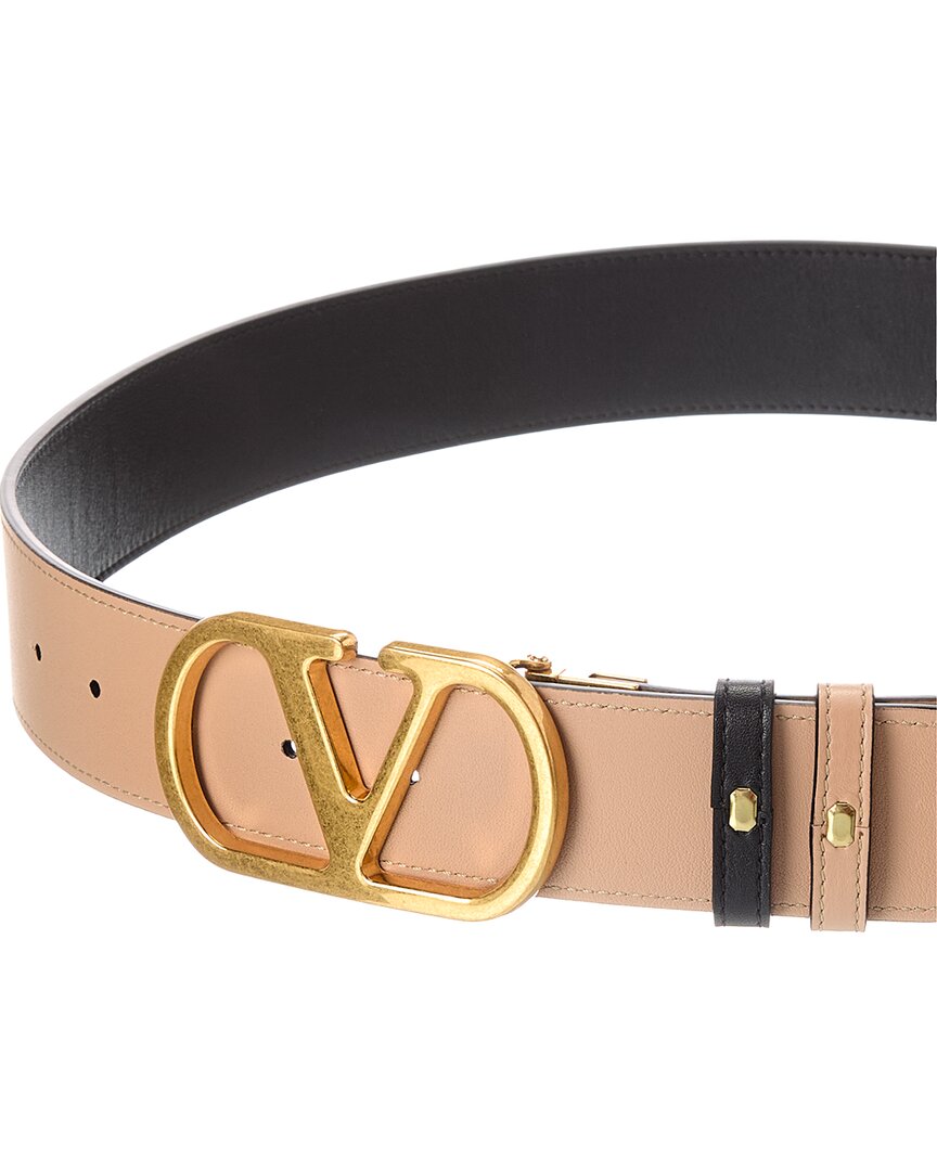Valentino Vlogo Signature Reversible Leather Belt