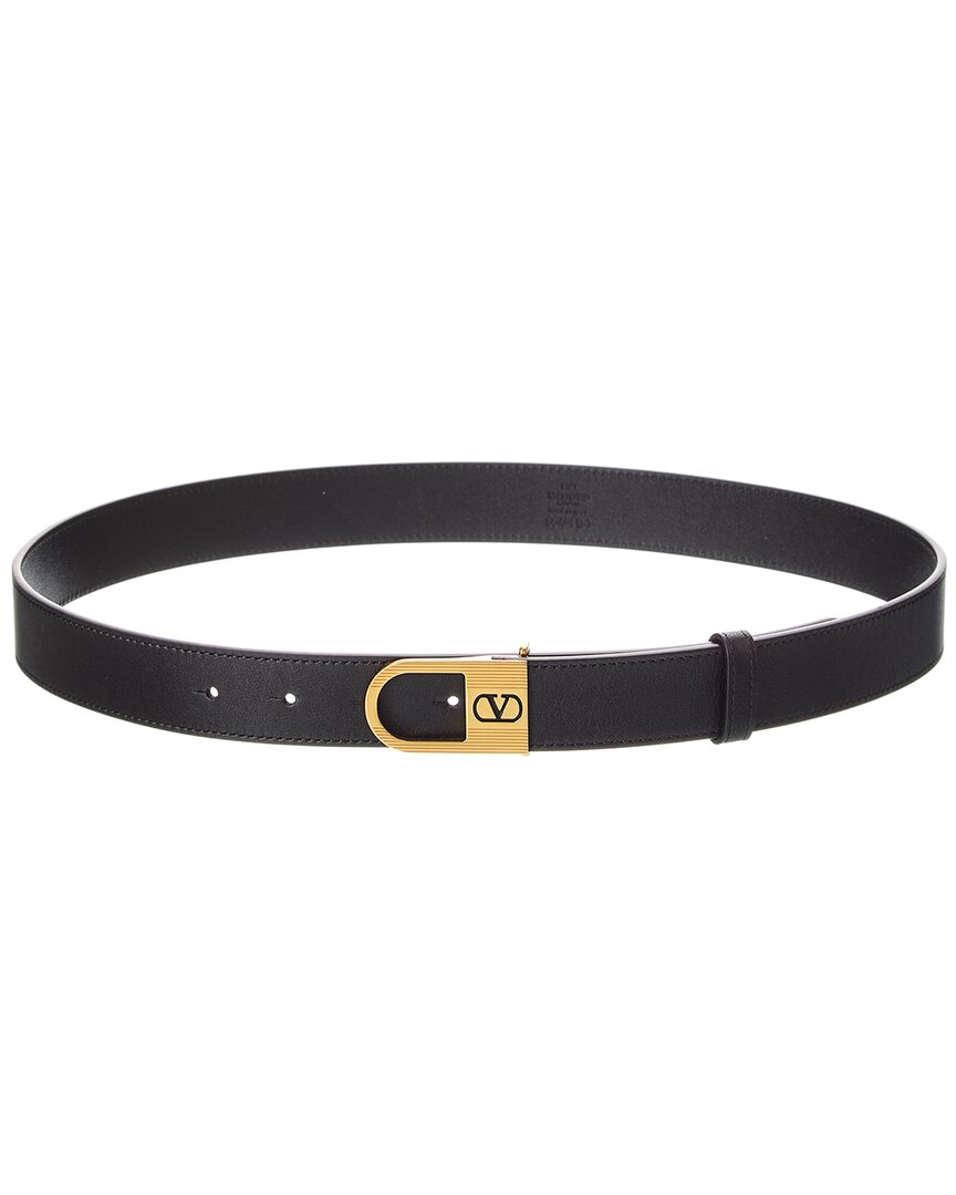 Valentino Vlogo Signature Leather Belt