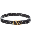 Valentino Vlogo Signature Leather Belt