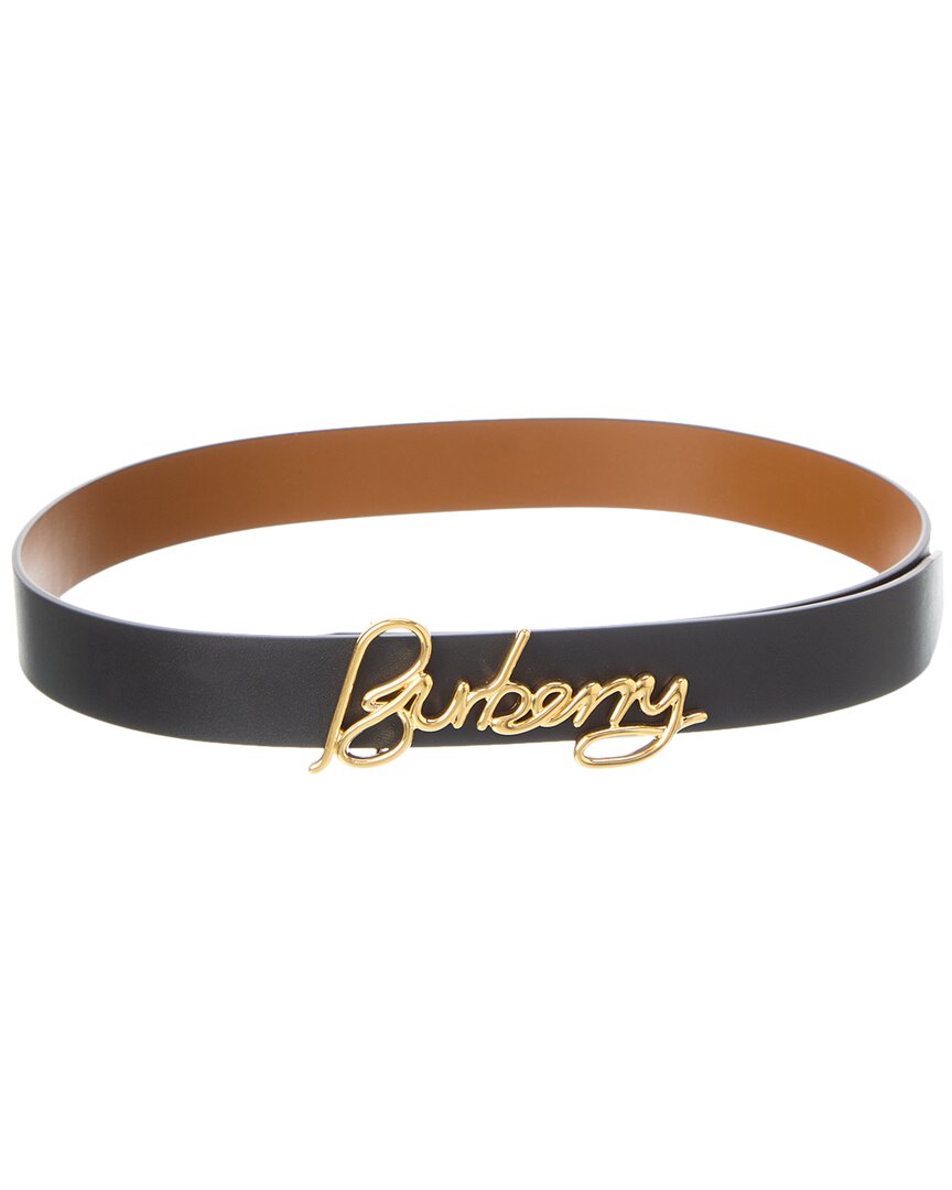 Burberry Signature Reversible Leather Belt