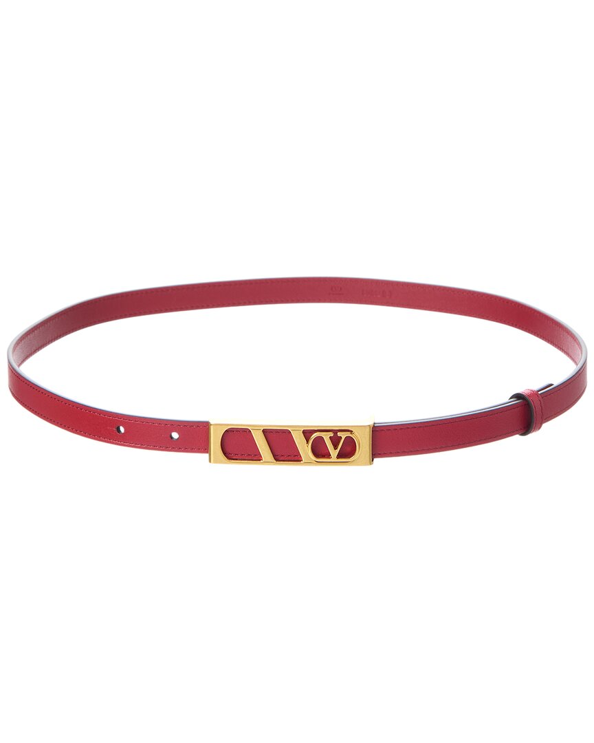 Valentino Vlogo Signature Leather Belt
