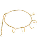Chloé Letters Chain Belt