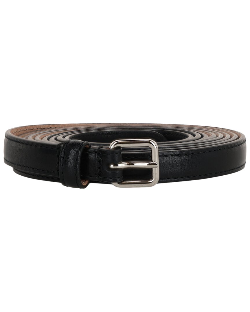 Alexander Mcqueen Long Thin Leather Belt