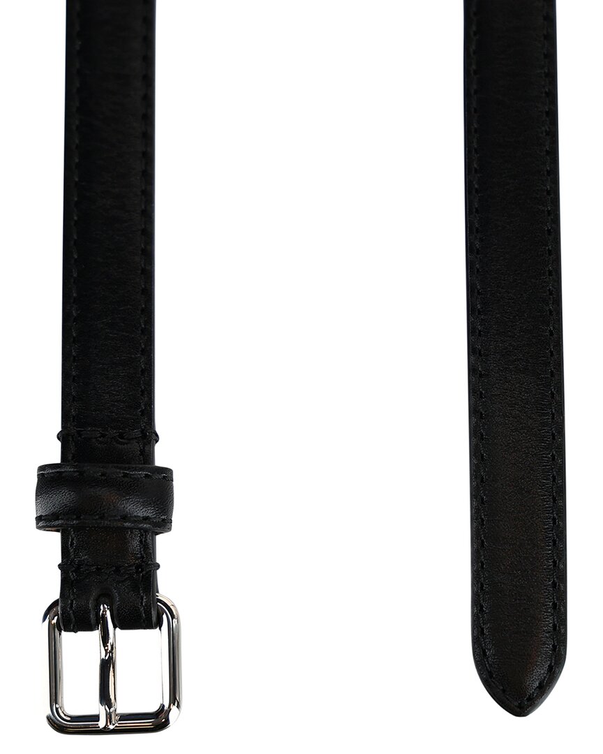 Alexander Mcqueen Long Thin Leather Belt