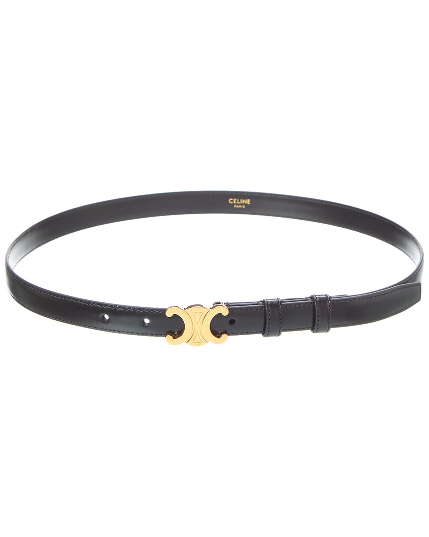 Celine Triomphe Leather Belt