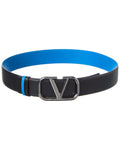 Valentino Vlogo Reversible Leather Belt