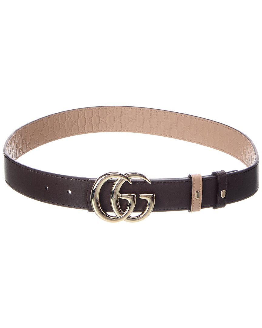 Gucci Gg Reversible Leather Belt