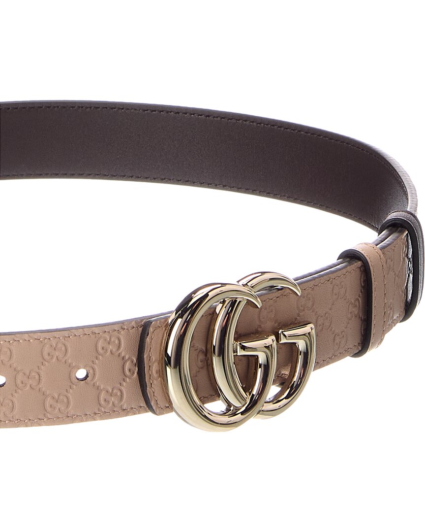 Gucci Gg Reversible Leather Belt