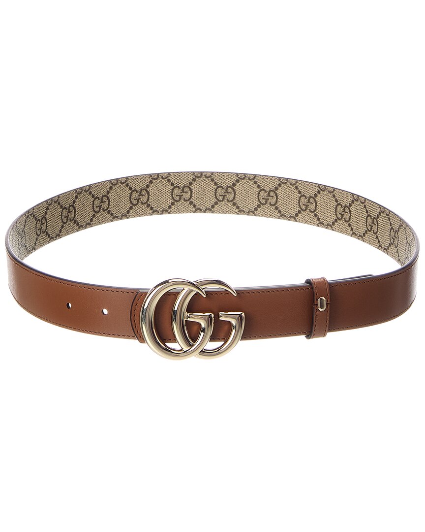 Gucci Gg Reversible Leather Belt