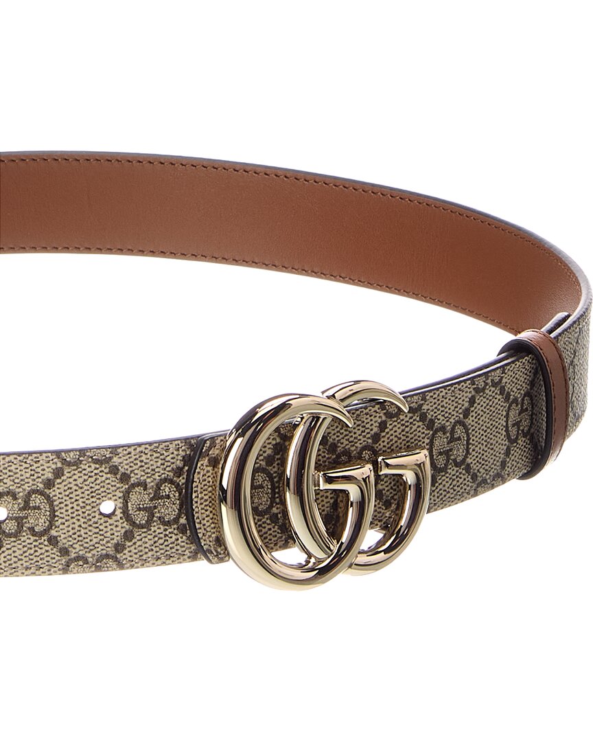 Gucci Gg Reversible Leather Belt