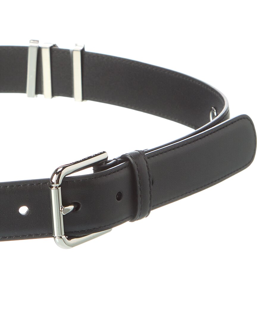 Dolce & Gabbana Kim Lettering Leather Belt